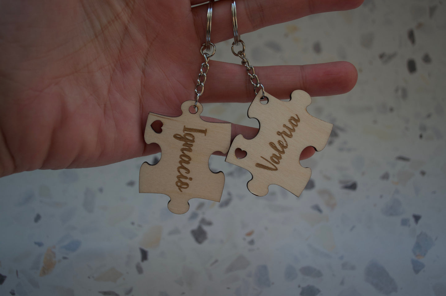 Tarjeta San Valentín con llavero - Marnechi Studio