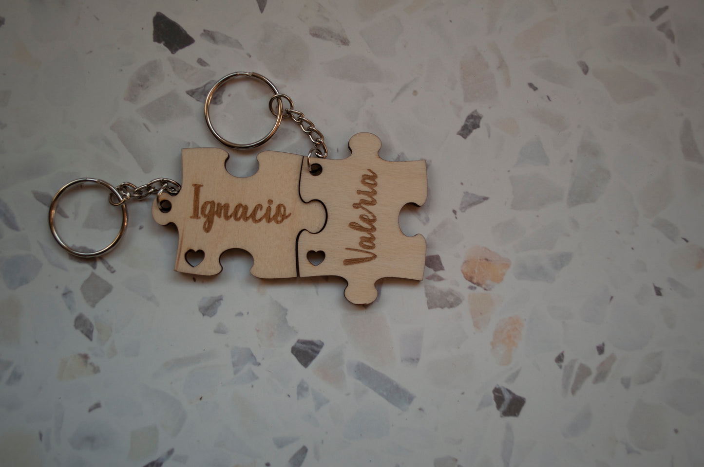 Tarjeta San Valentín con llavero - Marnechi Studio