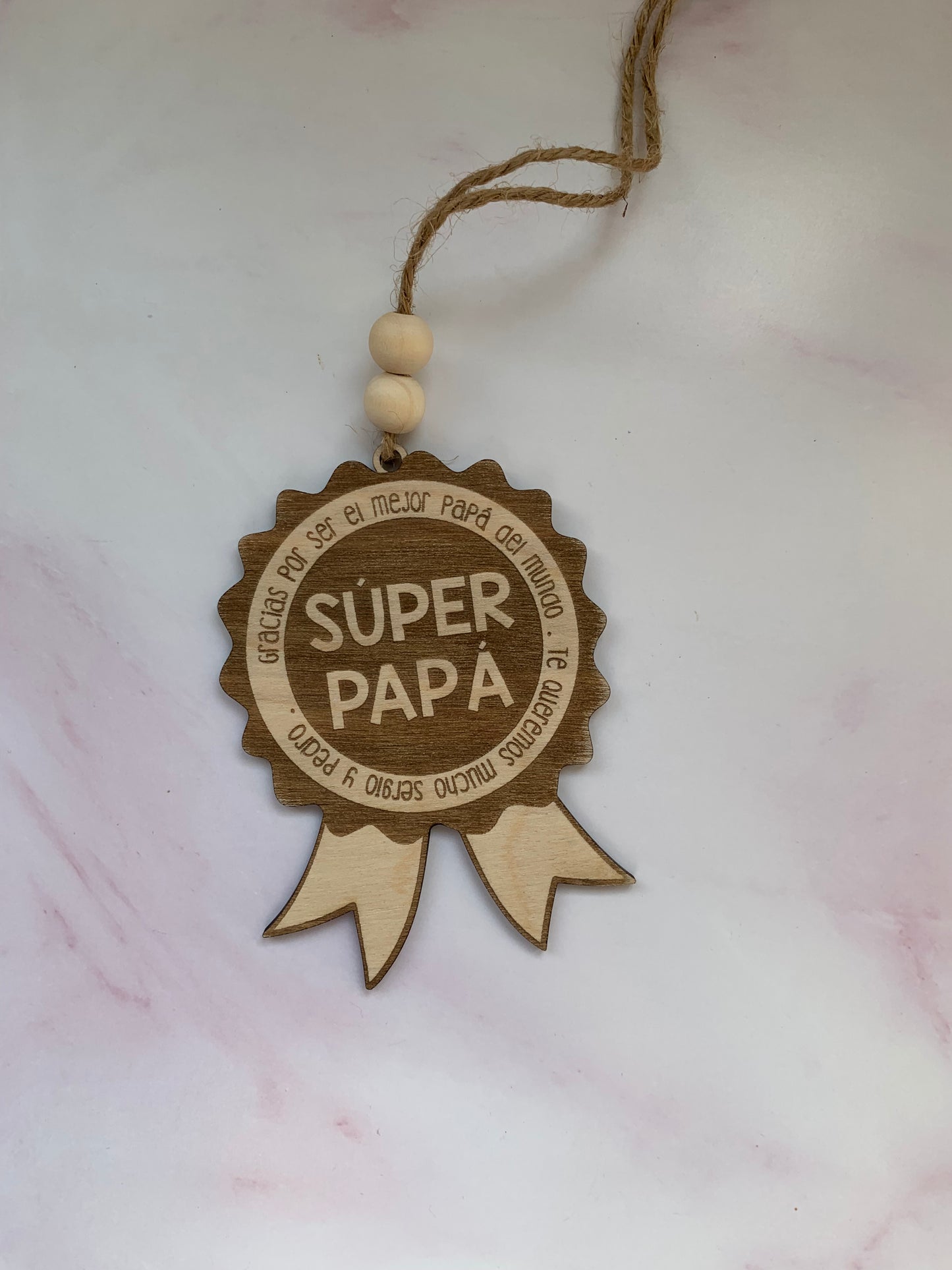Medalla para papá o mamá - Marnechi Studio