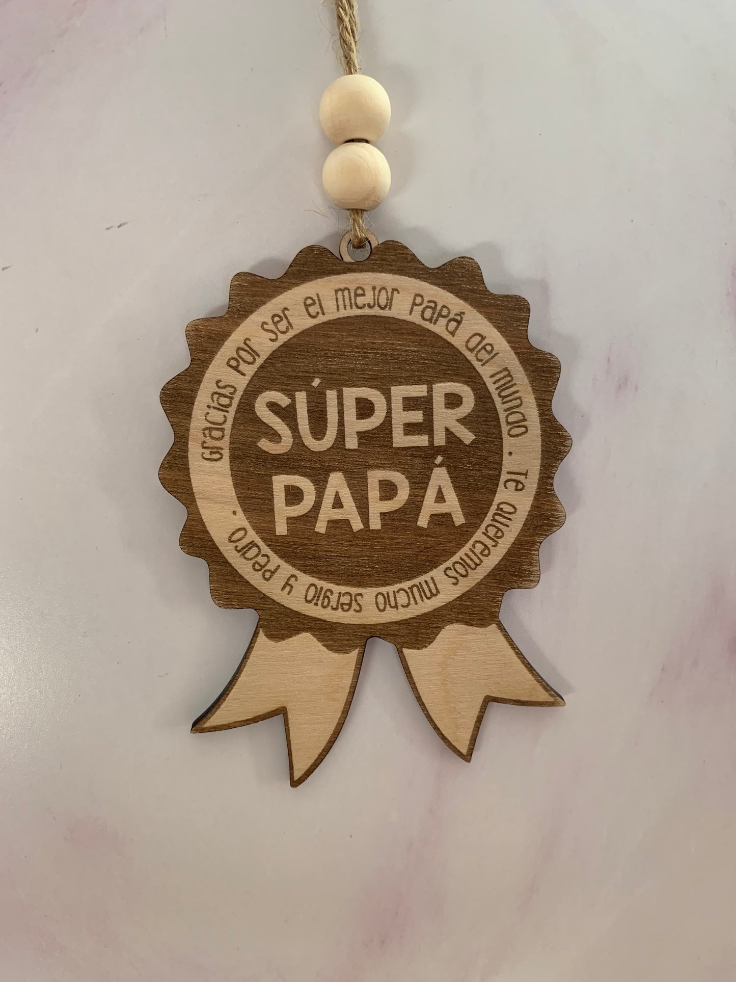 Medalla para papá o mamá - Marnechi Studio