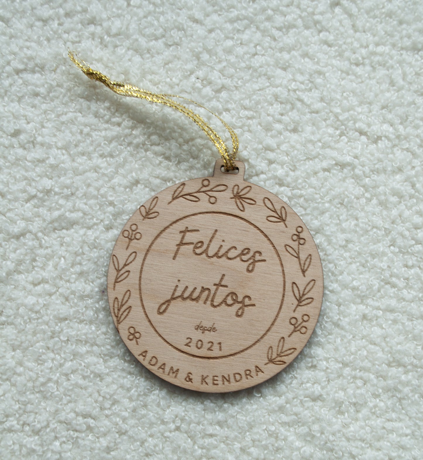 Adorno Navideño “Nuestra primera Navidad juntos”