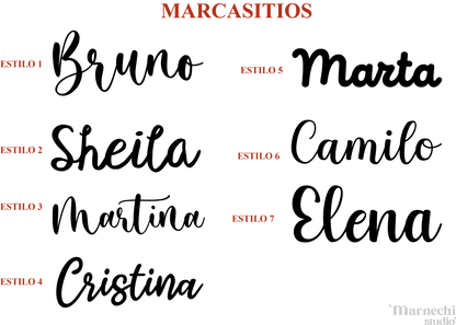 Marcasitios de madera