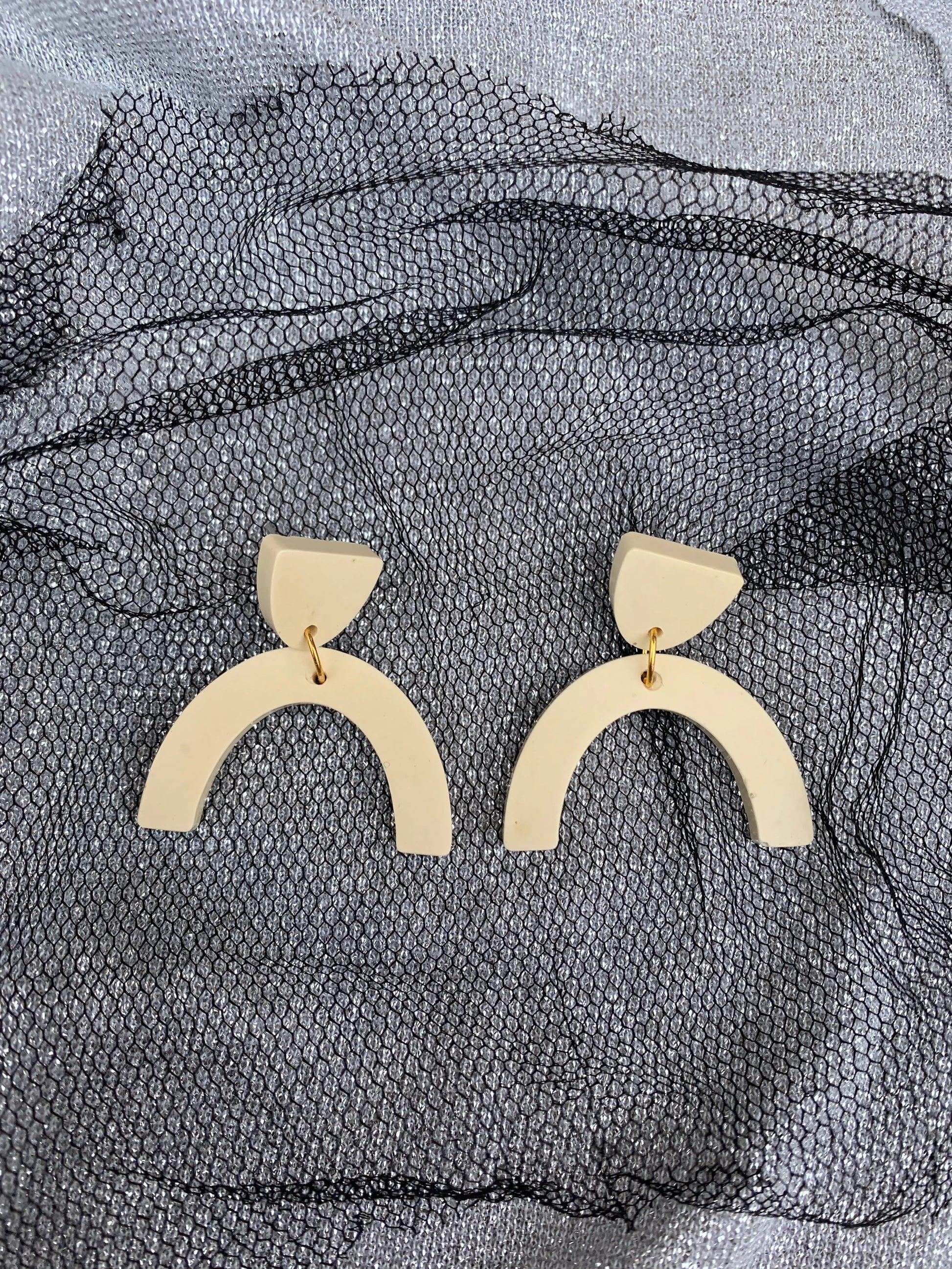 Pendientes ovalados - Marnechi Studio