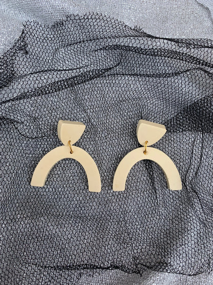 Pendientes ovalados - Marnechi Studio