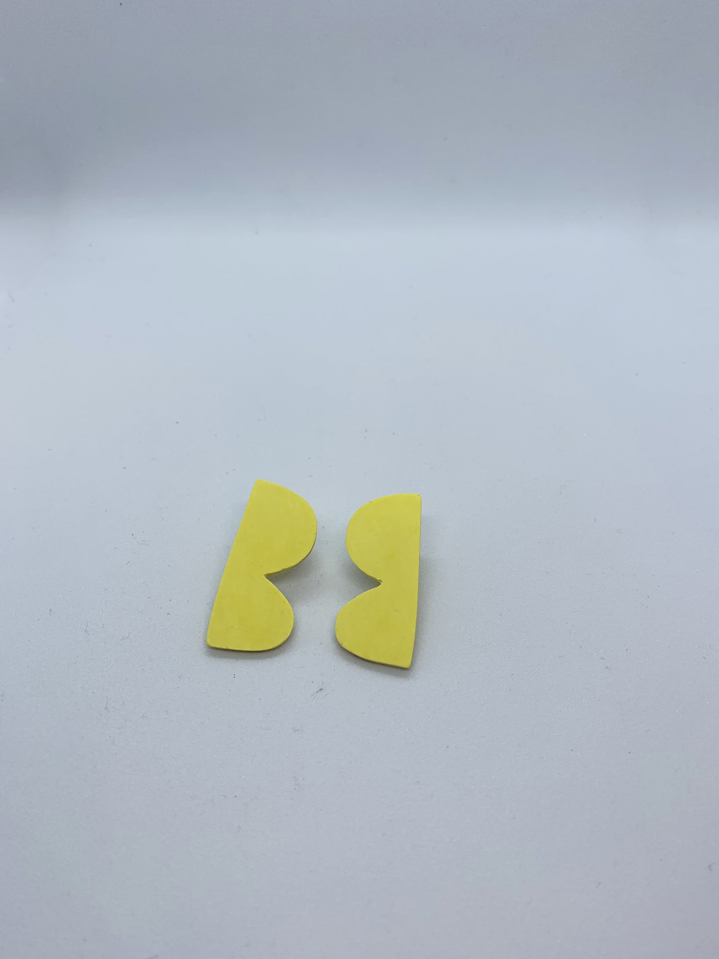 Yellow boho earrings